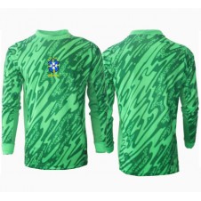 Brasil Keeper Hjemmedrakt Copa America 2024 Langermet